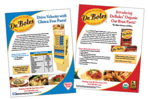 1 pagers with information for retailers